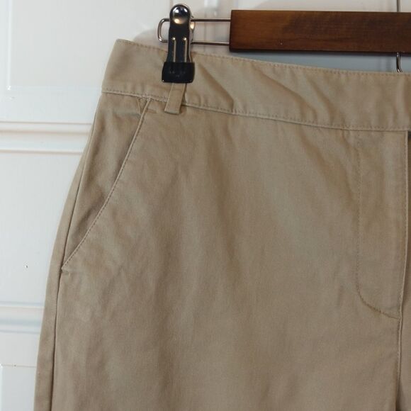 Talbots stretch straight leg khaki pants - Picture 5 of 11